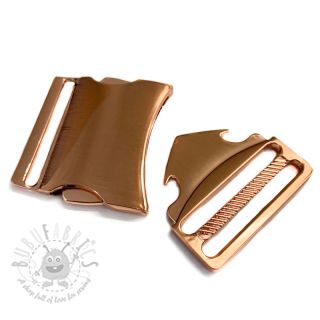 Metalowa klamra trójząb 40 mm copper