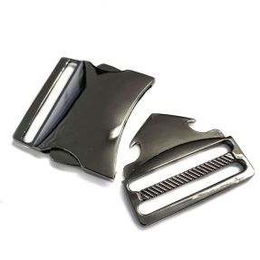 Kovová spona trojzubec 40 mm anthracite
