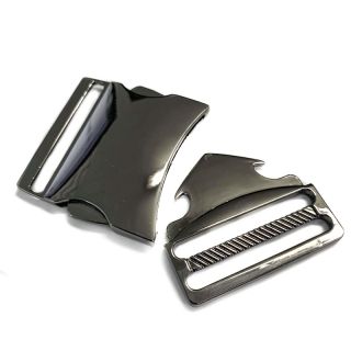 Kovová spona trojzubec 40 mm anthracite