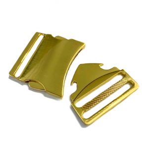 Kovová spona trojzubec 40 mm gold