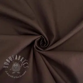Bawełniany popelin dark brown