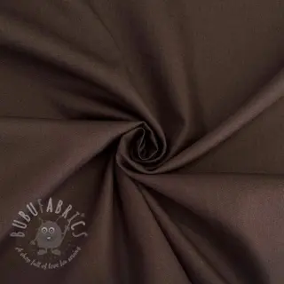 Bawełniany popelin dark brown