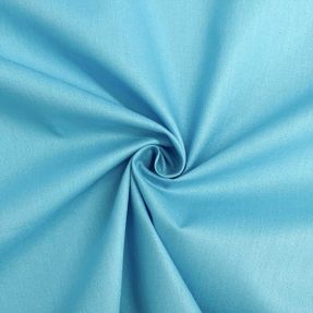 Bavlnený popelín sky blue