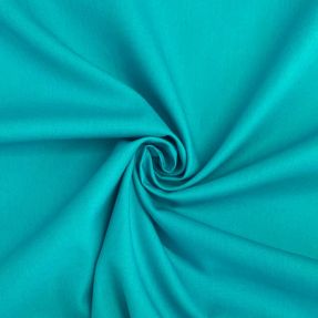 Bavlnený popelín turquoise