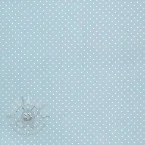 Bawełniana tkanina Petit dots light blue