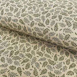 Tkanina dekoracyjna Linenlook premium Leaf Scandi