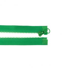 Zips deliteľný 65 cm grass green