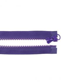 Zips deliteľný 35 cm purple