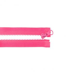 Zips deliteľný 75 cm fuchsia