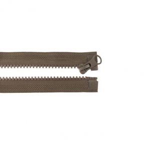 Zips deliteľný 75 cm choco
