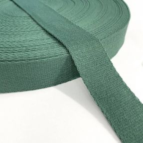 Taśma bawełniana 4 cm dark old green
