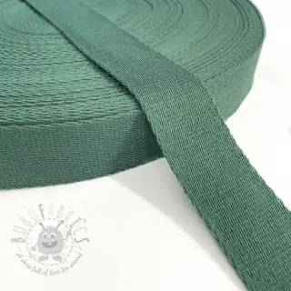 Taśma bawełniana 4 cm dark old green