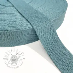 Taśma bawełniana 4 cm steel blue