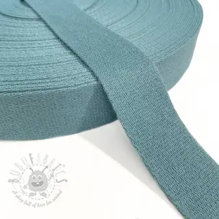 Taśma bawełniana 4 cm steel blue