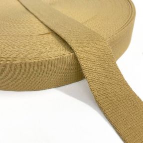 Taśma bawełniana 4 cm camel