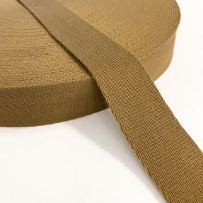 Taśma bawełniana 4 cm brown