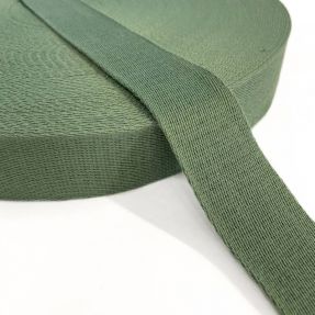 Taśma bawełniana 4 cm old green