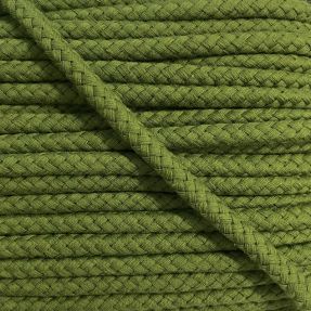 Bavlnená šnúra 8 mm olive green