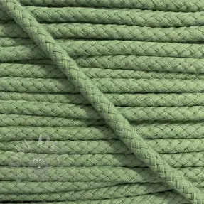 Sznurek bawełniany 8 mm ciemna stara zieleń