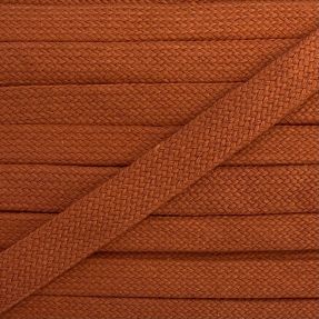 Bavlnená šnúra plochá 13 mm dark orange