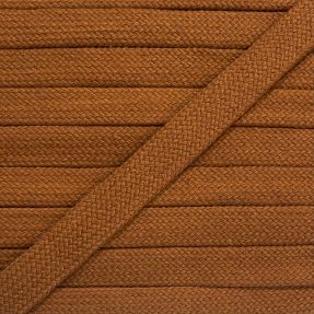 Bavlnená šnúra plochá 13 mm brick