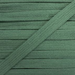 Bavlnená šnúra plochá 13 mm old green