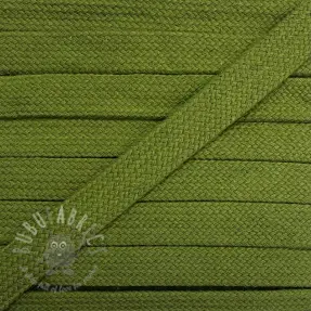 Sznurek bawełniany płaski 13 mm olive green
