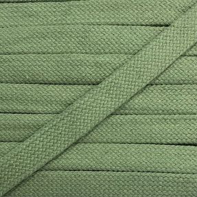 Bavlnená šnúra plochá 13 mm dark old green