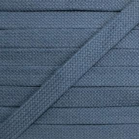 Bavlnená šnúra plochá 13 mm middle jeans