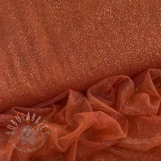 Tiul TUTU ROYAL SPARKLE rdzawy złoty