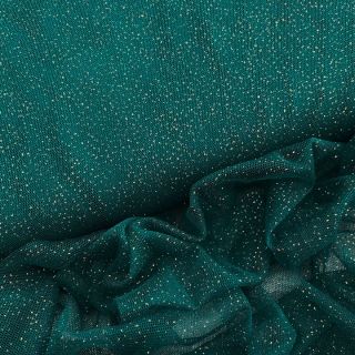 Tiul TUTU ROYAL SPARKLE petrol złoty
