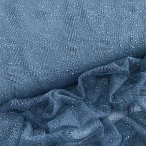 Tiul ROYAL SPARKLE jeans srebrny