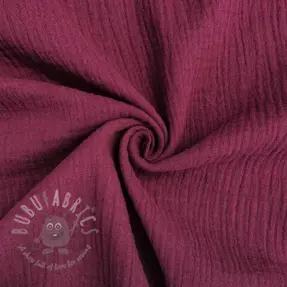 Muślin double gauze berry ORGANIC