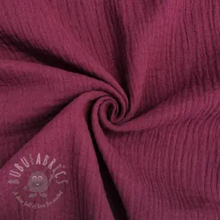 Muślin double gauze berry ORGANIC