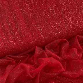 Tiul na TUTU ROYAL SPARKLE red silver