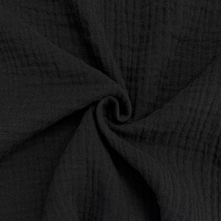 Dvojitá gázovina/mušelín black