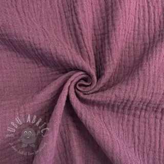 Muślin double gauze purple