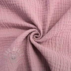 Muślin double gauze lilac