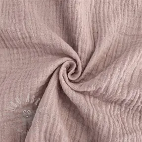 Muślin double gauze old rose