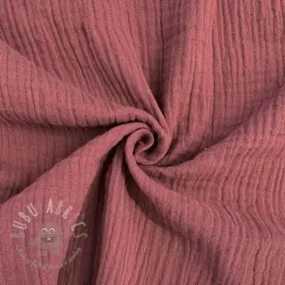 Muślin double gauze mauve