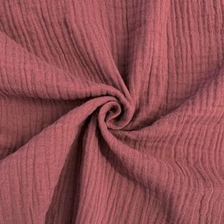 Podwójna gaza/muslin mauve
