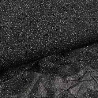 Tyl na TUTU ROYAL SPARKLE black silver