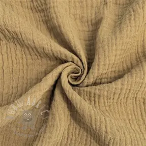 Muślin double gauze beige
