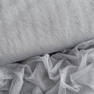 Tiul TUTU ROYAL SPARKLE szary srebrny