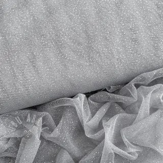 Tiul TUTU ROYAL SPARKLE szary srebrny