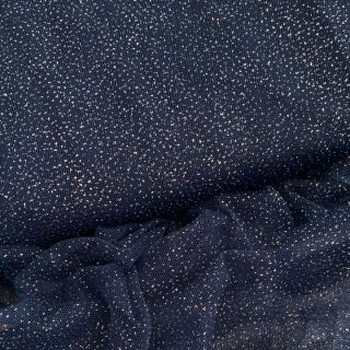 Tyl na TUTU ROYAL SPARKLE navy silver