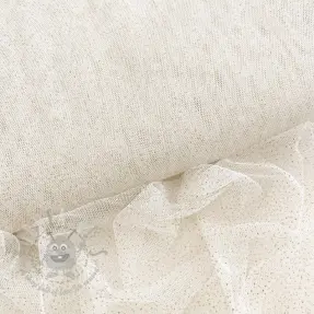 Tiul TUTU ROYAL SPARKLE biały złoty