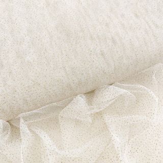 Tiul TUTU ROYAL SPARKLE biały złoty