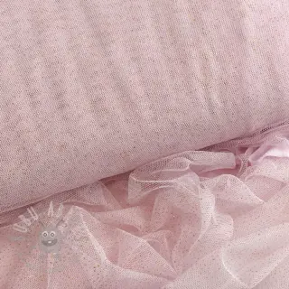 Tiul TUTU ROYAL SPARKLE liliowy złoty