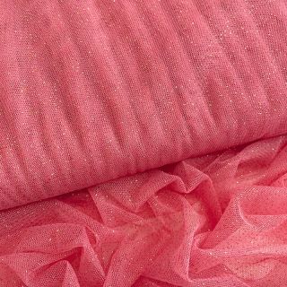 Tyl na TUTU ROYAL SPARKLE pink gold